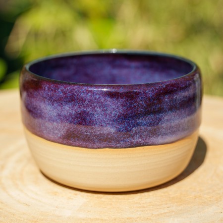 Pot boule violet
