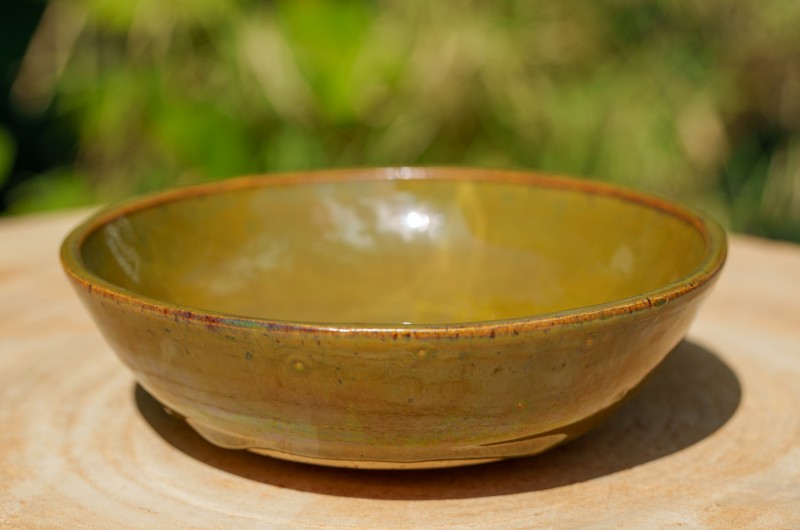 Bol vide-poche vert opalescent