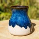 Vase bleu et blanc