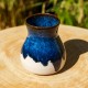 Vase bleu et blanc