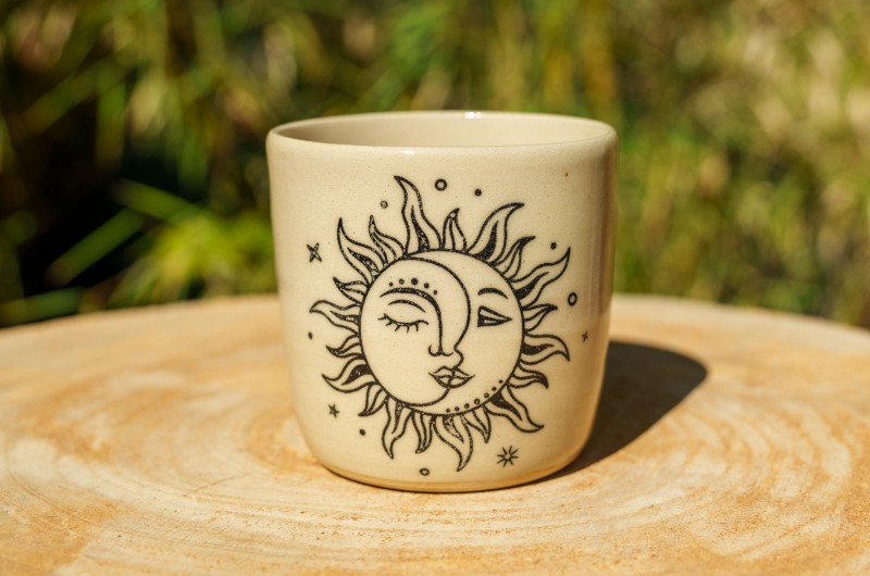 Pot Céleste Lune et Soleil