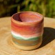 Pot Rose et vert