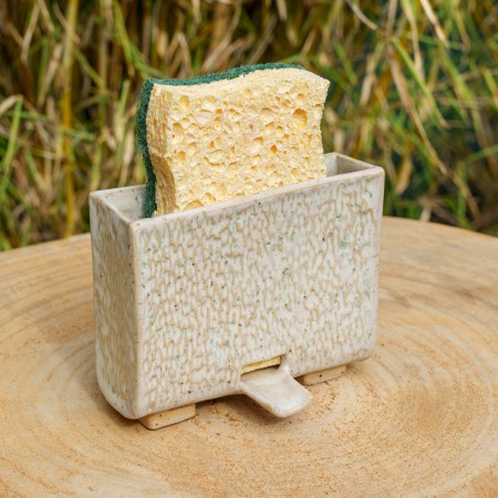 Porte éponge beige