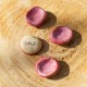 Worry Stone Seins Rose en céramique