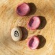 Worry stone Matriochka rose