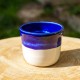Pot boule bleu cobalt