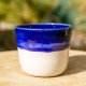 Pot boule bleu cobalt