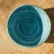 Pot en céramique turquoise
