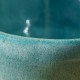 Pot en céramique turquoise