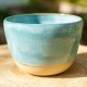 Pot en céramique turquoise