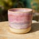 Pot rose et violet
