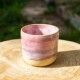 Pot rose et violet