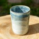 Vase dégradé bleu