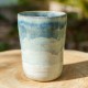 Vase dégradé bleu
