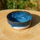 Coupelle en porcelaine blanche et bleue