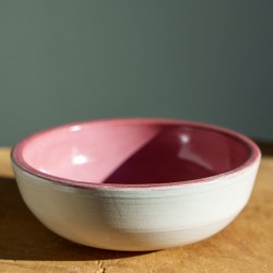 Bol Rose et blanc