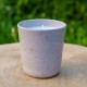 Bougie artisanale Fleur de coton - Violet