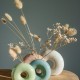 Vase Donut Vert pastel