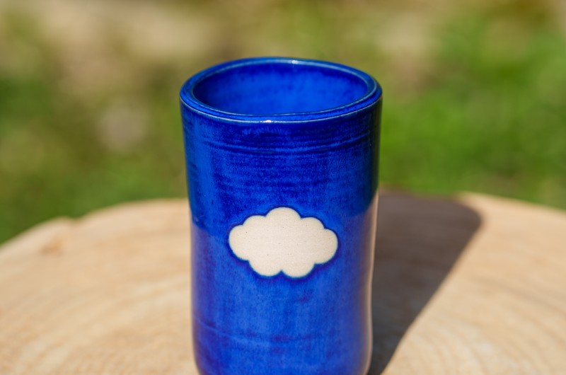 Vase Nuage bleu