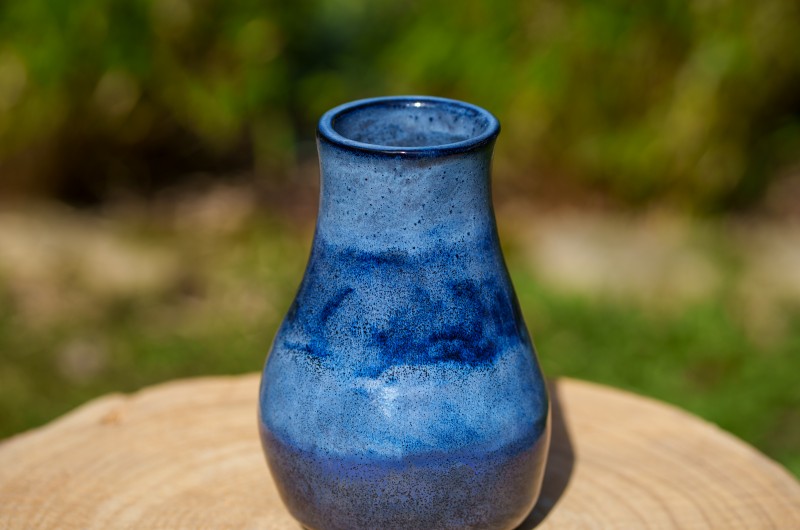 Grand vase bleu