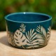 Cache-pot vert Tropical