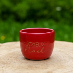 Pot Rouge Joyeux Noël