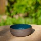 Ramequin gris anthracite et bleu canard