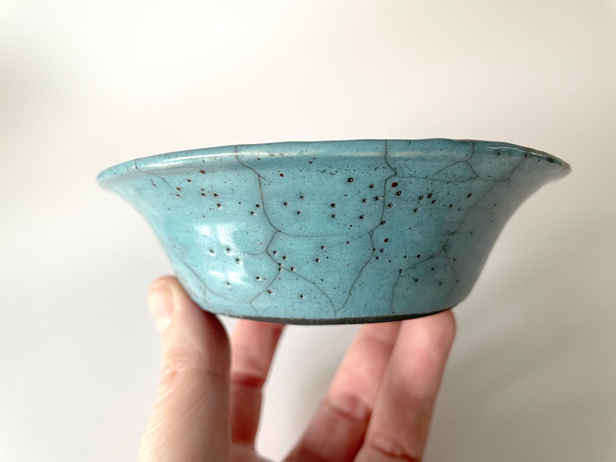 craquelure et tressaillage raku 