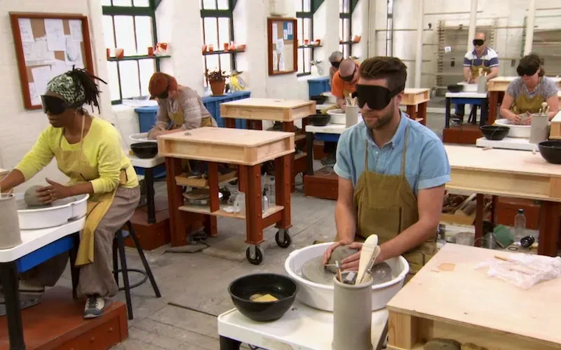 Challenge de tournage les yeux bandés - The Great Pottery Throw Down