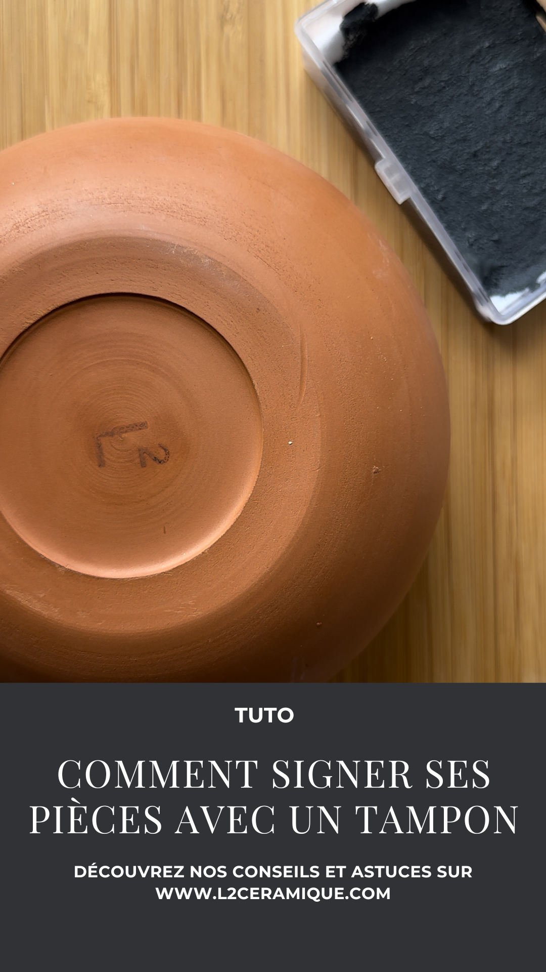 Comment tamponner un motif sur ses pièces de poterie ?